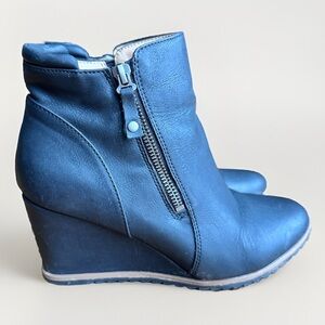 Soul by Naturalizer Women's Size 8M Haley‎ Wedge Heels Booties Shoes Black Comfy
